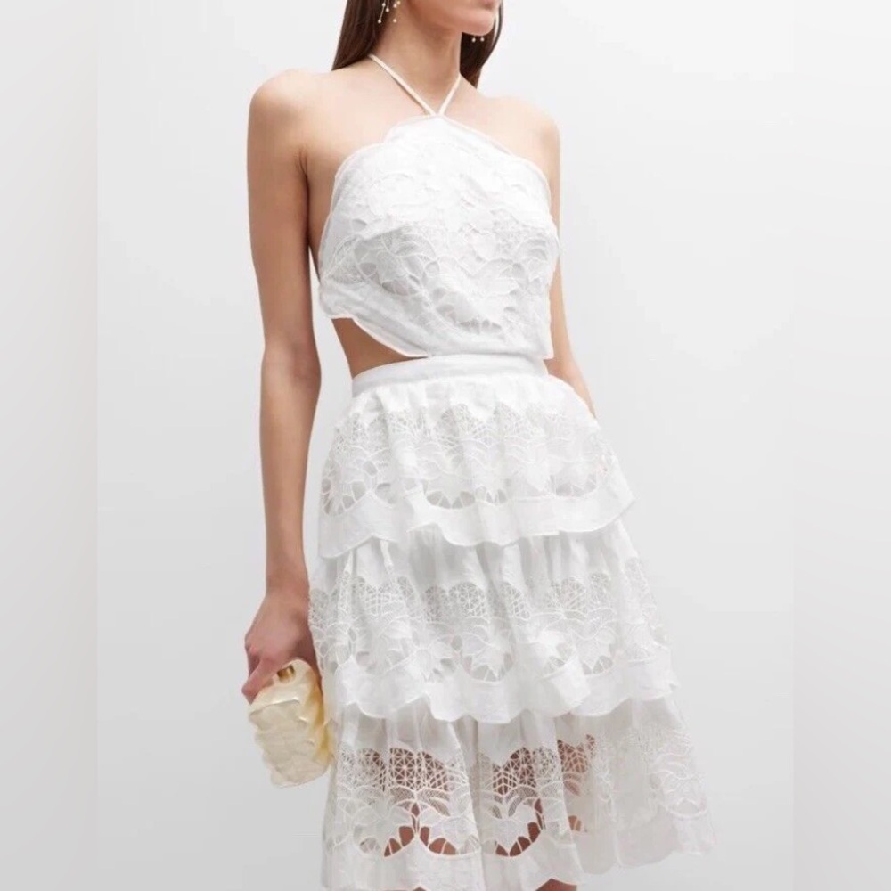FARM Rio White Richelieu Dress - Picture 4 of 9
